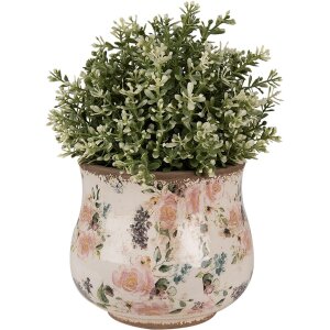 Clayre & Eef 6CE1612S Flower Pot for Indoors Beige...