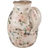 Clayre & Eef 6CE1613L Decorative Jug Beige Pink 20x16x22 cm