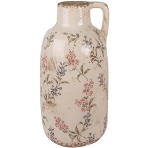 Clayre & Eef 6CE1614 Decorative Jug Beige Pink...