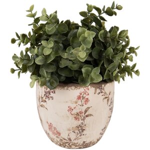 Clayre & Eef 6CE1615S Flower Pot for Indoors Beige...