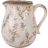 Clayre & Eef 6CE1616L Decorative jug Beige Pink 21x16x20 cm