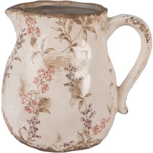 Clayre & Eef 6CE1616M Decorative jug Beige Pink...