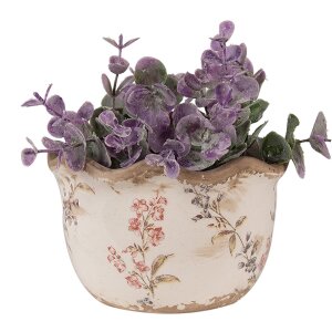 Clayre & Eef 6CE1617S Flower Pot for Indoors Beige...