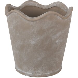 Clayre & Eef 6CE1618L Indoor Flower Pot Grey Ø...