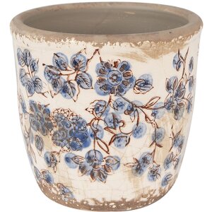 Clayre & Eef 6CE1619XS Flower Pot for Indoors Beige...