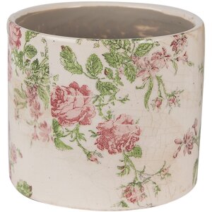 Clayre & Eef 6CE1623S Flower Pot for Indoors Beige...