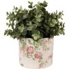 Clayre & Eef 6CE1623S Flower Pot for Indoors Beige Pink Ø 12x10 cm