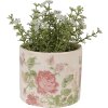 Clayre & Eef 6CE1623XS Flower Pot for Indoors Beige Pink Ø 11x9 cm