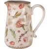 Clayre & Eef 6CE1624L Decorative jug Beige Pink 21x15x23 cm