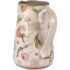 Clayre & Eef 6CE1624L Decorative jug Beige Pink 21x15x23 cm