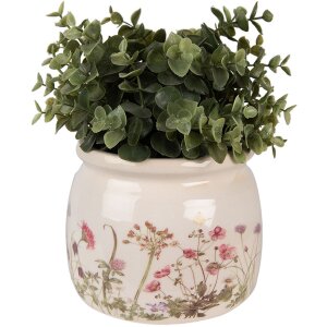 Clayre & Eef 6CE1630M Indoor Flower Pot Beige Pink...