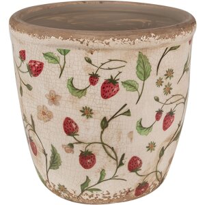 Clayre & Eef 6CE1631L Flower pot for indoors Beige,...