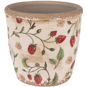 Clayre & Eef 6CE1631S Flower Pot for Indoors Beige...