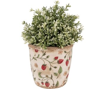 Clayre & Eef 6CE1631S Flower Pot for Indoors Beige...