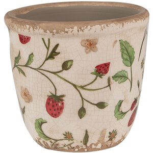 Clayre & Eef 6CE1631XS Flower Pot for Indoors Beige,...