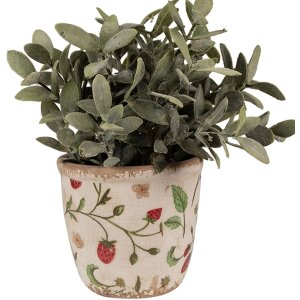 Clayre & Eef 6CE1631XS Flower Pot for Indoors Beige,...