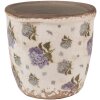 Clayre & Eef 6CE1638XS Flower Pot for Indoors Beige Blue Ø 11x10 cm