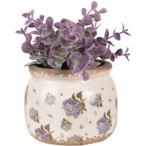 Clayre & Eef 6CE1639S Flower Pot for Indoors Beige...