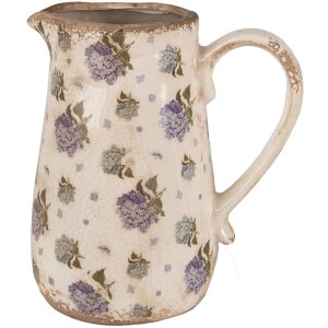 Clayre & Eef 6CE1640M Decorative Jug Beige Blue...