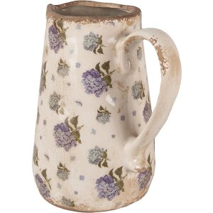 Clayre & Eef 6CE1640M Decorative Jug Beige Blue...