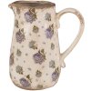 Clayre & Eef 6CE1640M Decorative Jug Beige Blue 16x12x18 cm