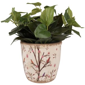 Clayre & Eef 6CE1641L Flower pot for indoors Beige...