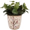 Clayre & Eef 6CE1641L Flower pot for indoors Beige Brown Ø 16x16 cm