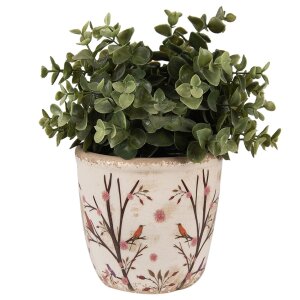 Clayre & Eef 6CE1641S Flower Pot for Indoors Beige...