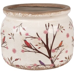 Clayre & Eef 6CE1642L Flower Pot for Indoors Beige...