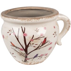 Clayre & Eef 6CE1646L Indoor Flower Pot Beige Brown...