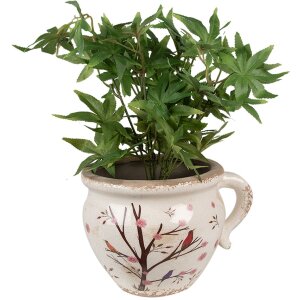 Clayre & Eef 6CE1646L Indoor Flower Pot Beige Brown...