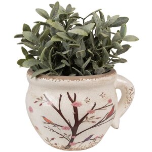 Clayre & Eef 6CE1646M Indoor Flower Pot Beige Brown...