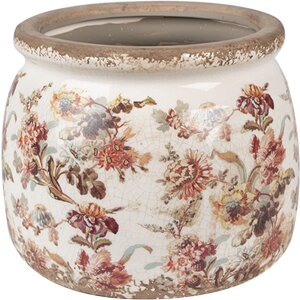 Clayre & Eef 6CE1650M Indoor Flower Pot Beige Pink...