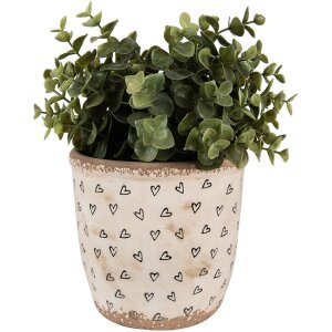 Clayre & Eef 6CE1652M Flower Pot for Indoors Beige...