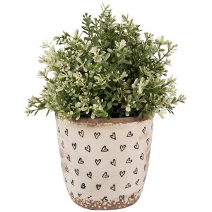 Clayre & Eef 6CE1652S Flower Pot for Indoors Beige...