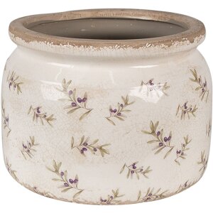 Clayre & Eef 6CE1670L Flower pot for indoors Beige...