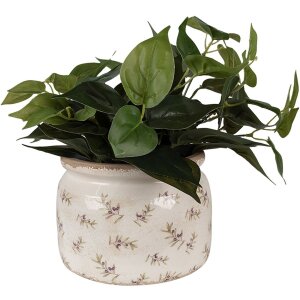 Clayre & Eef 6CE1670L Flower pot for indoors Beige...