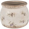 Clayre & Eef 6CE1670M Flowerpot for indoors Beige Ø 16x13 cm