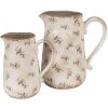 Clayre & Eef 6CE1671L Decorative jug Beige 21x15x23 cm