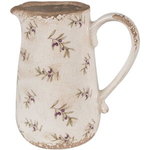 Clayre & Eef 6CE1671M Decorative jug Beige 16x12x18 cm