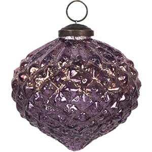 Clayre & Eef 6GL4324 Christmas bauble purple Ø...