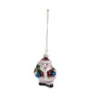 Clayre & Eef 6GL4355 Christmas tag red white 5x4x8 cm