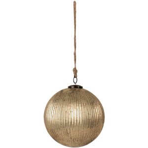 Clayre & Eef 6GL4363L Christmas bauble Gold coloured...