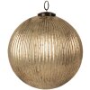 Clayre & Eef 6GL4363L Christmas bauble Gold coloured Ø 26x26 cm