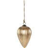 Clayre & Eef 6GL4364L Christmas bauble Gold coloured Ø 14x20 cm