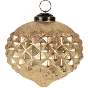 Clayre & Eef 6GL4365S Christmas bauble Gold coloured...