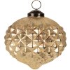 Clayre & Eef 6GL4365S Christmas bauble Gold coloured Ø 10x10 cm