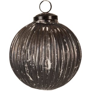 Clayre & Eef 6GL4366M Christmas bauble Grey Ø...