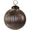 Clayre & Eef 6GL4366S Christmas bauble Grey Ø 8x8 cm