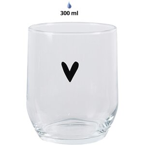 Clayre & Eef 6GL4398 Water glass transparent 300 ml